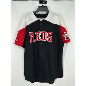 Vintage 90s Majestic Cincinnati‎ Reds Jersey Blank Stitched Sewn MLB Medium
